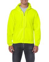 HEAVY BLEND™ ADULT FULL ZIP Kapucnis felső SWEATSHIRT Safety Green